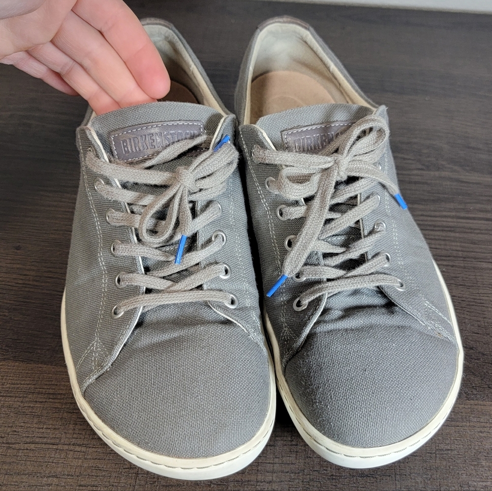 Birkenstock Arran Gray Lace Up Sneakers - Picture 6 of 7